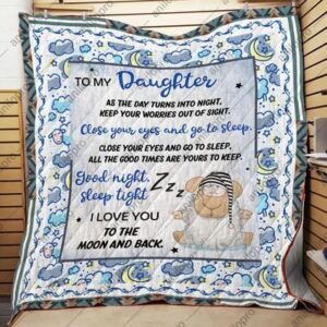 Sleep Tight My Dear Quilt Blanket  Quilt